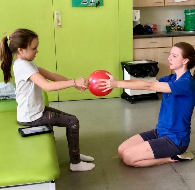 Issy in physiotherapy