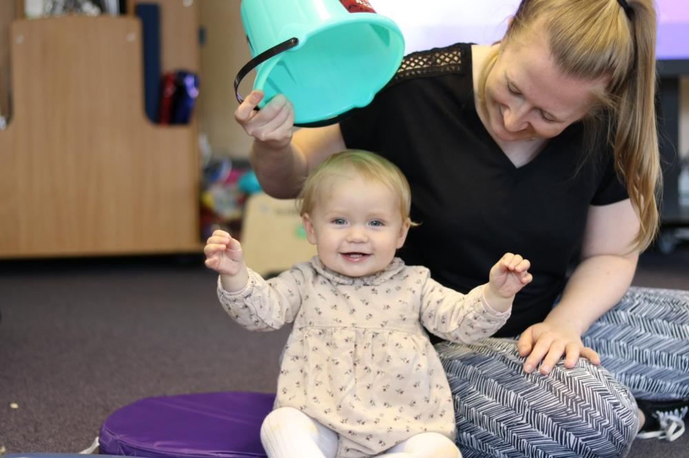 Bonnie at our Taddies parent and toddler group