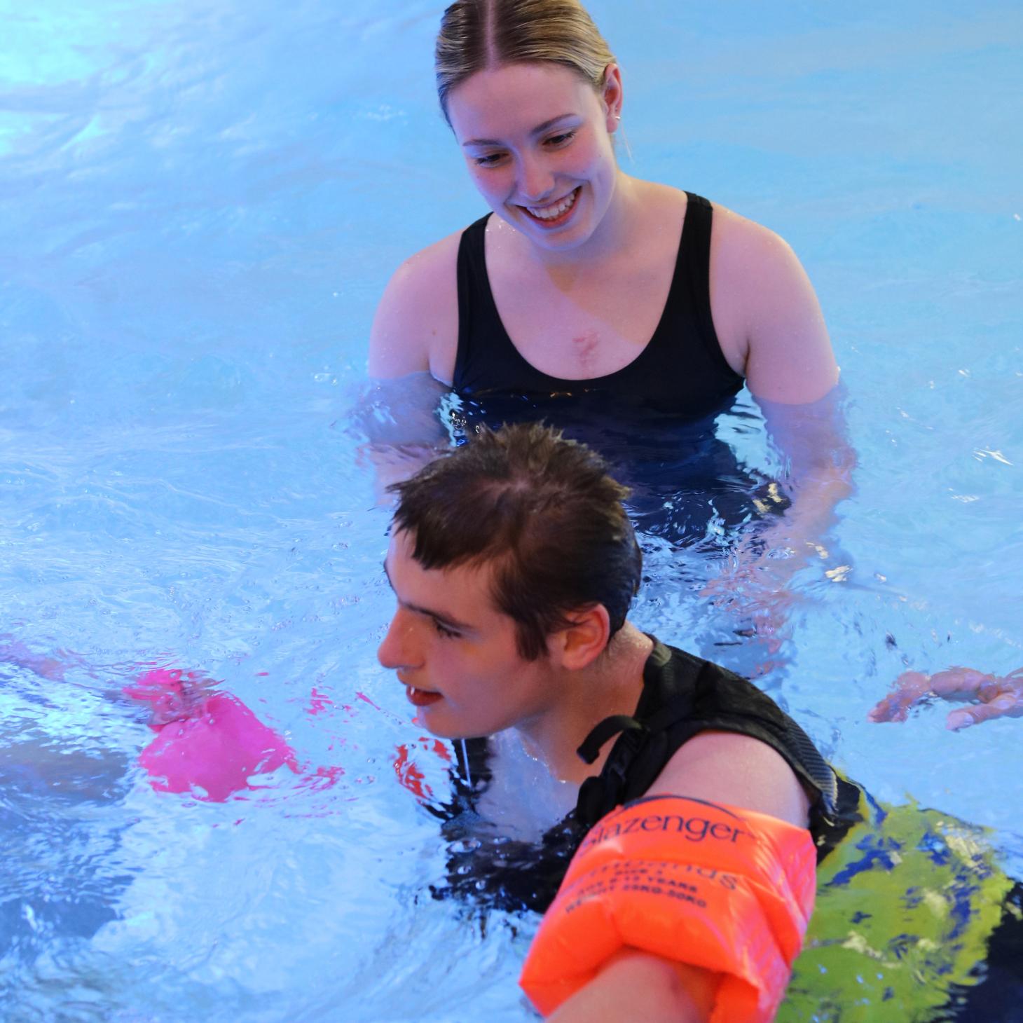 Zac in hydrotherapy