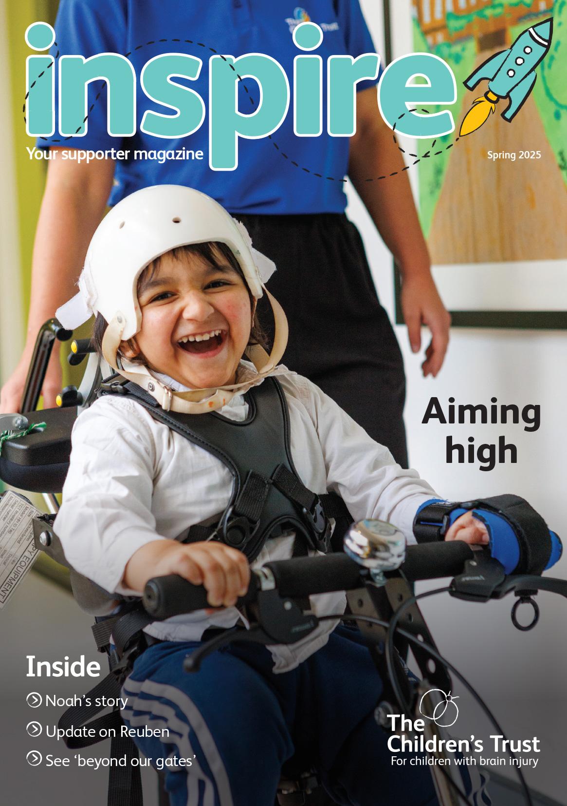 The front cover of inspire magazine Spring 2025