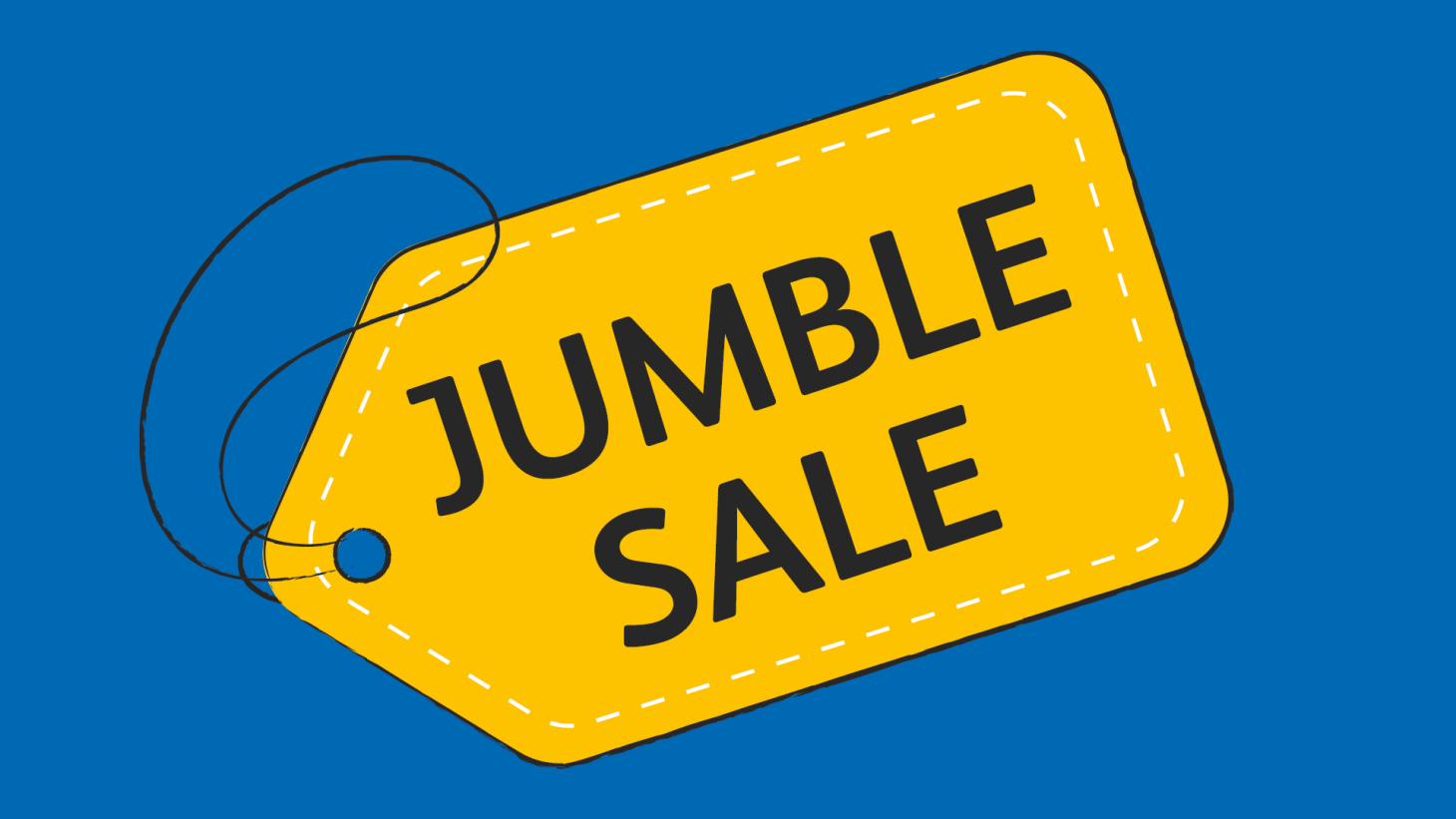 Jumble sale tag