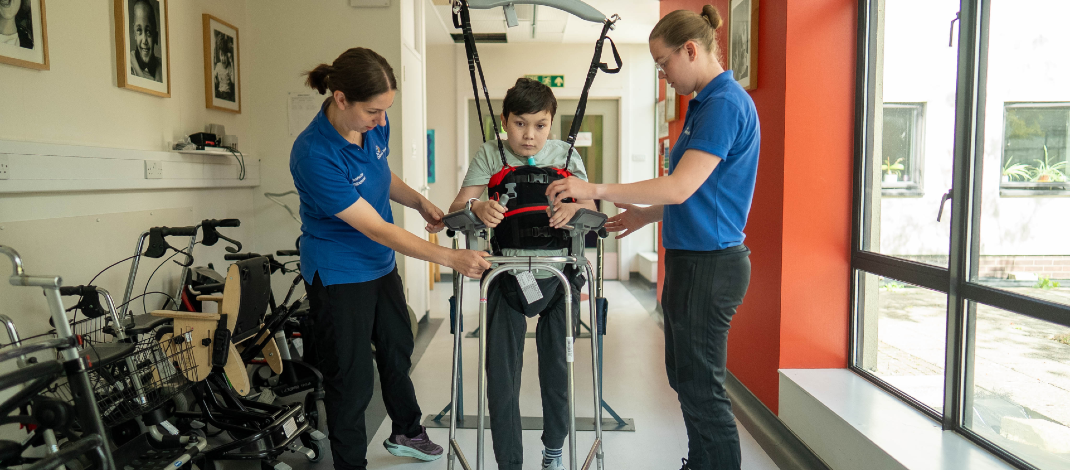 Leo using assisted technology