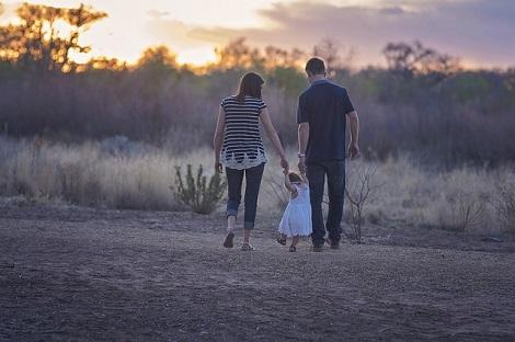 Family outside