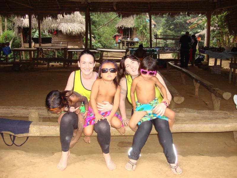 Jade on a charity trek for The Children's Trust