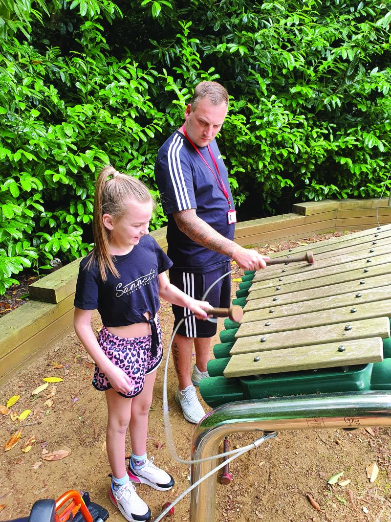 Lily on the nature trail