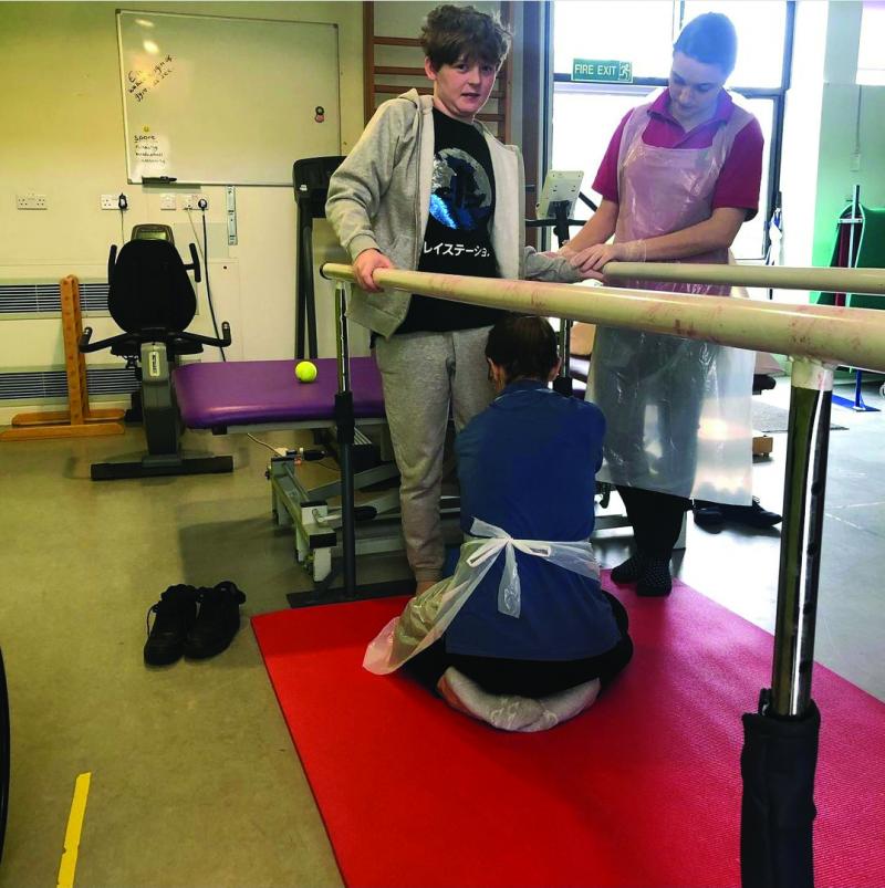 Marli in a rehabilitation session