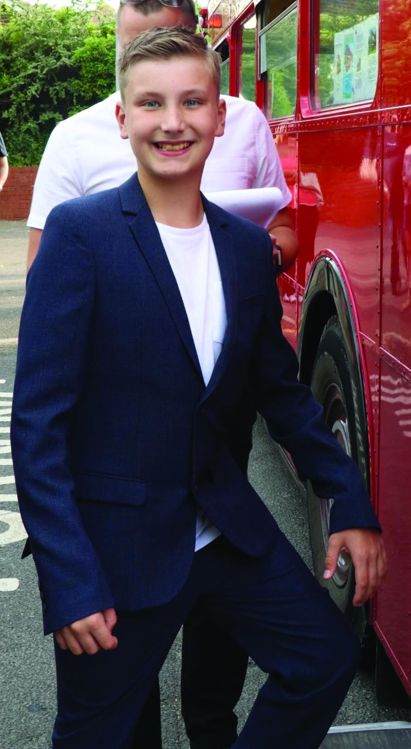 Riley at his year 6 prom