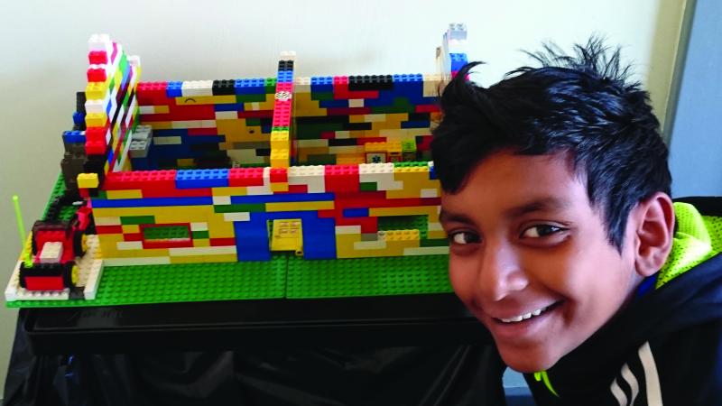 Velstrin with lego model