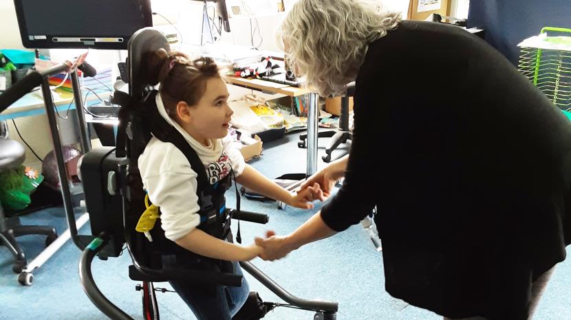 Olivia during the Path to Paris challenge