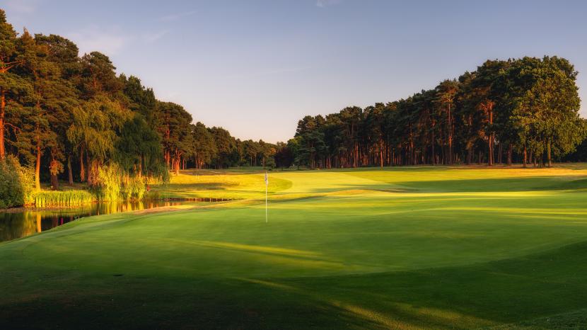 18th hole at Woking Golf Club